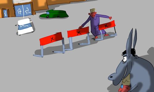 Cartoon: mr mubakher and mr mukahel (medium) by sal tagged cartoon,comic,storyboard,mubakher,mukahel,mr,adventure