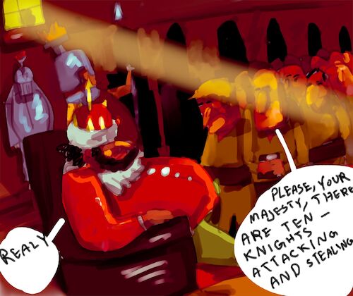 Cartoon: no mercy (medium) by sal tagged cartoon