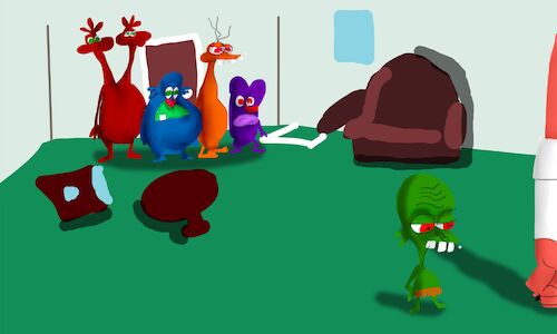 Cartoon: space goofs (medium) by sal tagged cartoon,comic