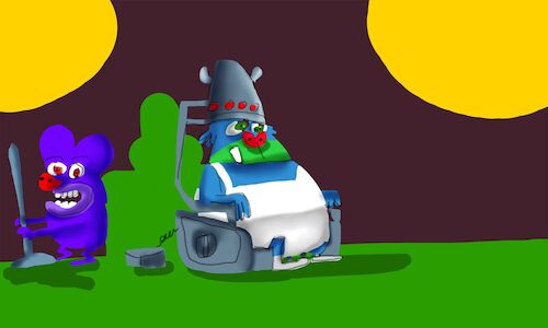 Cartoon: space goofs (medium) by sal tagged cartoon,comic