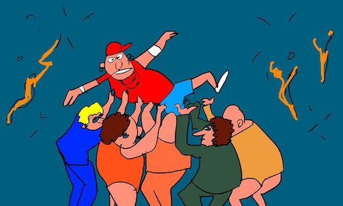 Cartoon: stephen the hurricanic part2 (medium) by sal tagged cartoon,comic,stephen,the,hurricanic,story