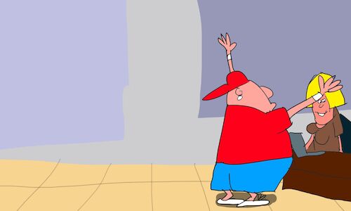 Cartoon: stephen the hurricanic part1 (medium) by sal tagged cartoon,comic,stephen,the,hurricanic,story