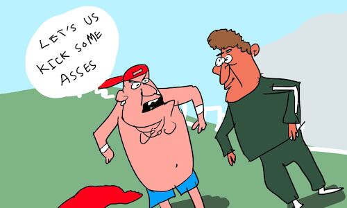 Cartoon: stephen the hurricanic part1 (medium) by sal tagged cartoon,comic,stephen,the,hurricanic,story