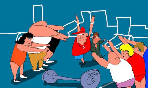 Cartoon: stephen the hurricanic part1 (medium) by sal tagged cartoon,comic,stephen,the,hurricanic,story