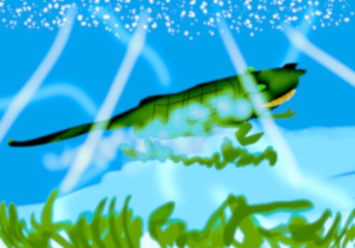 Cartoon: THE BIG FISH-anime (medium) by sal tagged cartoon,animatic