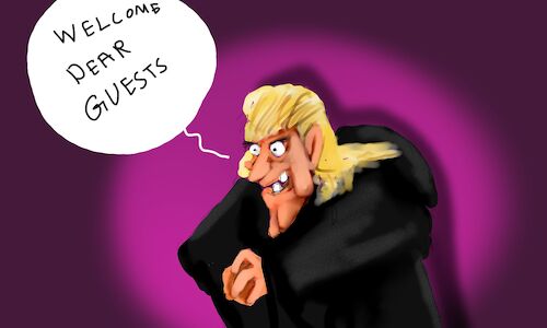 Cartoon: THE HELL WITH WIZARD (medium) by sal tagged cartoon,comic,story,board,the,hell,with,wizard