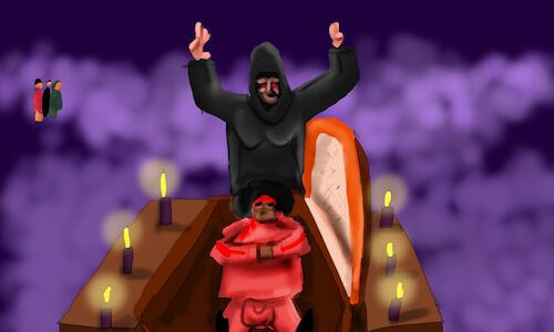 Cartoon: THE HELL WITH WIZARD (medium) by sal tagged cartoon,comic,story,board,the,hell,with,wizard
