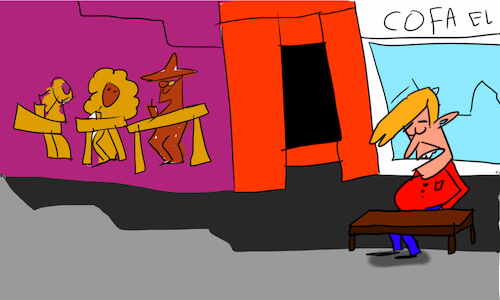 Cartoon: The kosh kosh dance part1 (medium) by sal tagged cartoon,comic,story,kosh,dance
