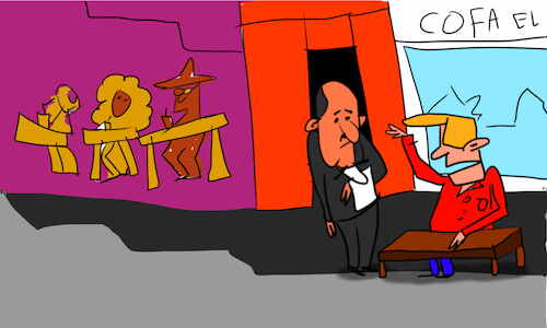 Cartoon: The kosh kosh dance part1 (medium) by sal tagged cartoon,comic,story,kosh,dance