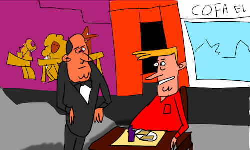 Cartoon: the kosh kosh dance part2 (medium) by sal tagged cartoon,comic,story,the,kosh,dance