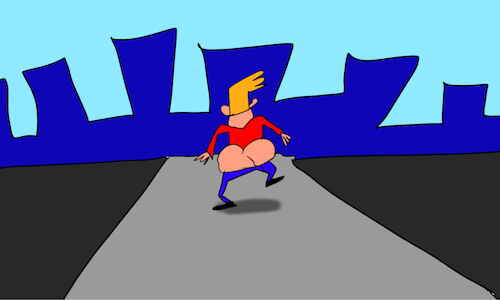 Cartoon: The kosh kosh dance part3 (medium) by sal tagged comic,cartoon,kosh,dance
