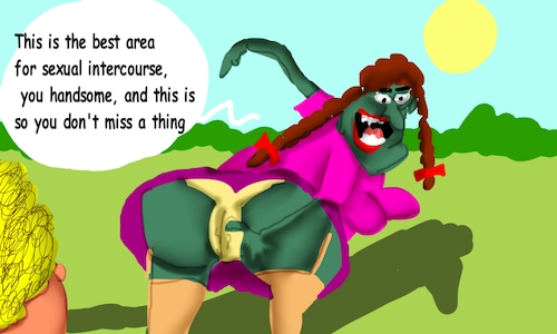Cartoon: the love life of witches (medium) by sal tagged cartoon