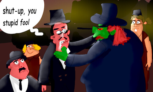 Cartoon: THE MAGIC POTION (medium) by sal tagged comic,cartoon,magic,potion,the