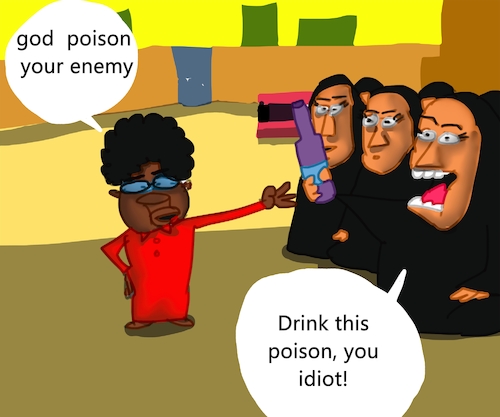 Cartoon: THE NAUGHTY BOY PART2 (medium) by sal tagged cartoon