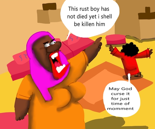 Cartoon: THE NAUGHTY BOY PART2 (medium) by sal tagged cartoon