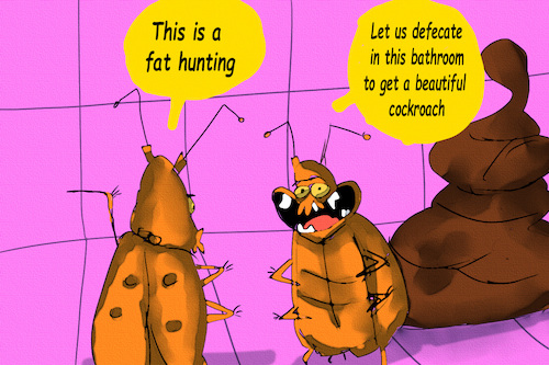 Cartoon: THE NOUGHTY MONKEY SHORT STORY (medium) by sal tagged cartoon,monkey,noughty