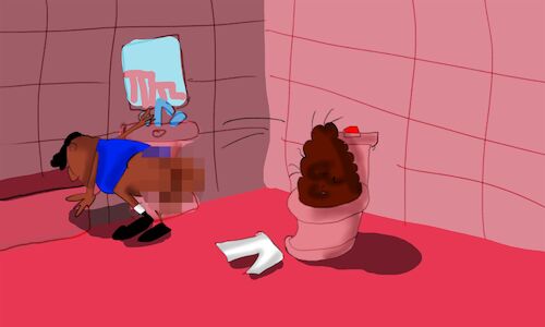 Cartoon: the rotten face (medium) by sal tagged comic,cartoon