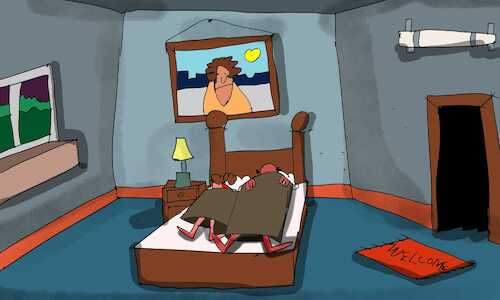 Cartoon: the snail brain part1 (medium) by sal tagged cartoon,snail,brain,part
