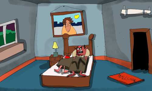 Cartoon: the snail brain part1 (medium) by sal tagged cartoon,snail,brain,part
