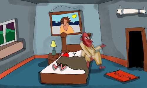 Cartoon: the snail brain part1 (medium) by sal tagged cartoon,snail,brain,part