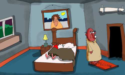 Cartoon: the snail brain part1 (medium) by sal tagged cartoon,snail,brain,part
