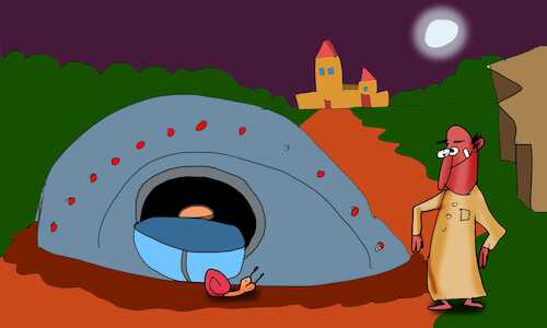 Cartoon: the snail brain part 2 (medium) by sal tagged cartoon,snail,brain,part