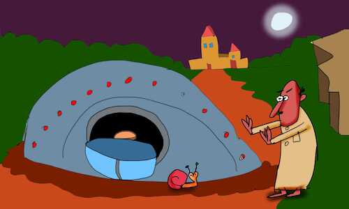 Cartoon: the snail brain part 2 (medium) by sal tagged cartoon,snail,brain,part