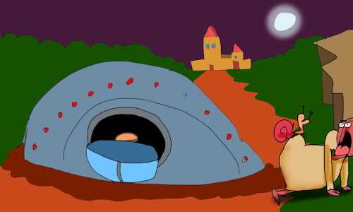 Cartoon: the snail brain part 2 (medium) by sal tagged cartoon,snail,brain,part