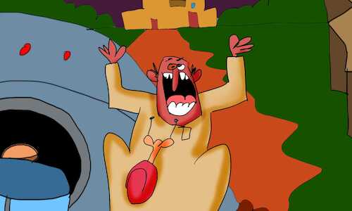 Cartoon: the snail brain part 2 (medium) by sal tagged cartoon,snail,brain,part