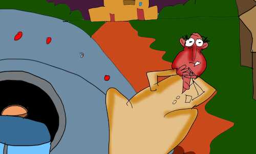 Cartoon: the snail brain part 2 (medium) by sal tagged cartoon,snail,brain,part