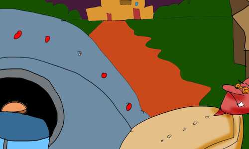 Cartoon: the snail brain part 2 (medium) by sal tagged cartoon,snail,brain,part