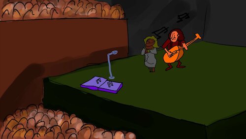 Cartoon: THE PARTYS SONG (medium) by sal tagged cartoon,animatic