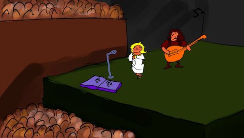Cartoon: THE PARTYS SONG (medium) by sal tagged cartoon,animatic
