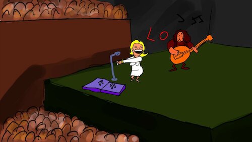Cartoon: THE PARTYS SONG (medium) by sal tagged cartoon,animatic