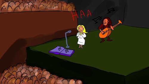 Cartoon: THE PARTYS SONG (medium) by sal tagged cartoon,animatic