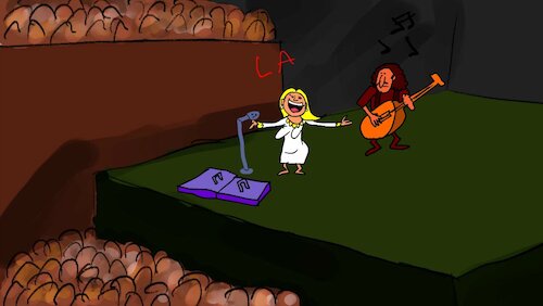Cartoon: THE PARTYS SONG (medium) by sal tagged cartoon,animatic