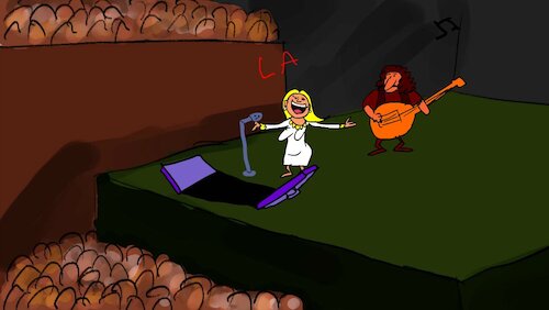 Cartoon: THE PARTYS SONG (medium) by sal tagged cartoon,animatic