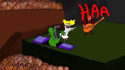 Cartoon: THE PARTYS SONG (medium) by sal tagged cartoon,animatic