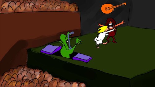 Cartoon: THE PARTYS SONG (medium) by sal tagged cartoon,animatic