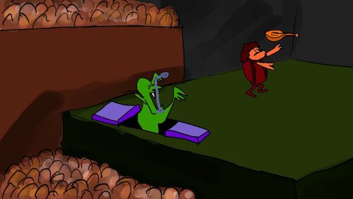 Cartoon: THE PARTYS SONG (medium) by sal tagged cartoon,animatic