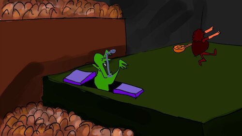 Cartoon: THE PARTYS SONG (medium) by sal tagged cartoon,animatic
