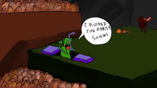 Cartoon: THE PARTYS SONG (medium) by sal tagged cartoon,animatic