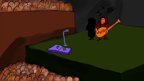Cartoon: THE PARTYS SONG (medium) by sal tagged cartoon,animatic