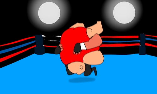 Cartoon: UNDERTAKER ANIMATIC (medium) by sal tagged cartoon,undertaker,wrestling