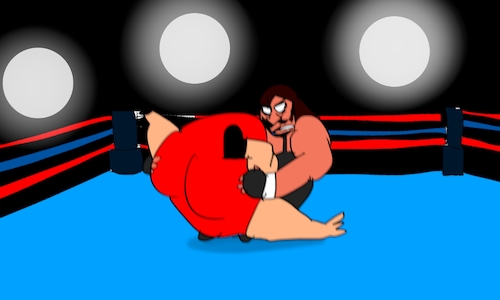 Cartoon: UNDERTAKER ANIMATIC (medium) by sal tagged cartoon,undertaker,wrestling