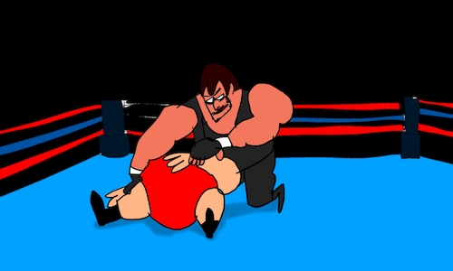Cartoon: UNDERTAKER ANIMATIC (medium) by sal tagged cartoon,undertaker,wrestling