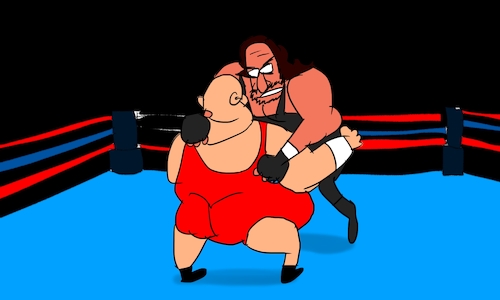 Cartoon: UNDERTAKER ANIMATIC (medium) by sal tagged cartoon,undertaker,wrestling