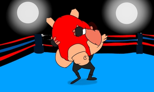 Cartoon: UNDERTAKER ANIMATIC (medium) by sal tagged cartoon,undertaker,wrestling