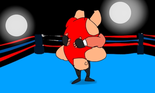 Cartoon: UNDERTAKER ANIMATIC (medium) by sal tagged cartoon,undertaker,wrestling