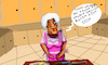 Cartoon: hell in kitchen (small) by sal tagged comic,cartoon,hell,in,kitchen